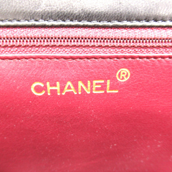 CHANEL Matelasse Push Lock ChainShoulder Black Lambskin [sheep leather] A03568 - Picture 8 of 10